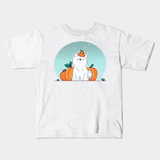 Chow Chow - Pumpkin Kids T-Shirt